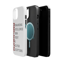 DistinctInk ToughCase for Apple iPhone, Compatible with MagSafe Charging - DEFENSE Demanding Excellence
