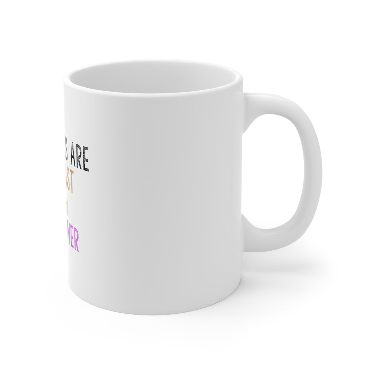 Glossy White Coffee / Tea Mug - My Hobbies Are Breakfast Lunch & Dinner, view 3