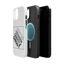 DistinctInk ToughCase for Apple iPhone, Compatible with MagSafe Charging - I Don't Trip I Do Random Gravity Checks