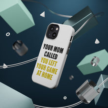DistinctInk ToughCase for Apple iPhone, Compatible with MagSafe Charging - Your Mom Called You Left Your Game at Home
