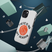 DistinctInk ToughCase for Apple iPhone, Compatible with MagSafe Charging - Basketball There is No Off Season