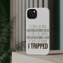 DistinctInk ToughCase for Apple iPhone, Compatible with MagSafe Charging - Smell Like Horse Treats, Shampoo, Manure