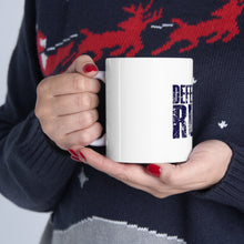 DistinctInk Glossy White Coffee / Tea Mug - Defenders Rule