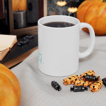 DistinctInk Glossy White Coffee / Tea Mug - Live. Love. Pilates.