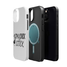 DistinctInk ToughCase for Apple iPhone, Compatible with MagSafe Charging - I'm a Chick with a Stick Golf