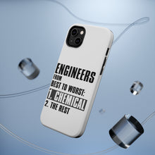 DistinctInk ToughCase for Apple iPhone, Compatible with MagSafe Charging - Chemical Engineers are the Best
