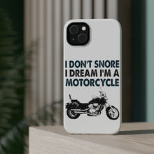 DistinctInk ToughCase for Apple iPhone, Compatible with MagSafe Charging - I Don't Snore, I Dream I'm a Motorcycle