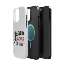 DistinctInk ToughCase for Apple iPhone, Compatible with MagSafe Charging - Baseball Every Game is Game 7