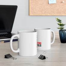 DistinctInk Glossy White Coffee / Tea Mug - Single Taken Going Roller Skating