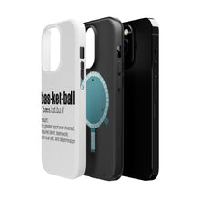 DistinctInk ToughCase for Apple iPhone, Compatible with MagSafe Charging - Basketball Definition Greatest Sport