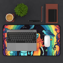 DistinctInk Desk Mat with The Enduring Beauty of Writing Design for Halloween  LGBTQ+ Pride