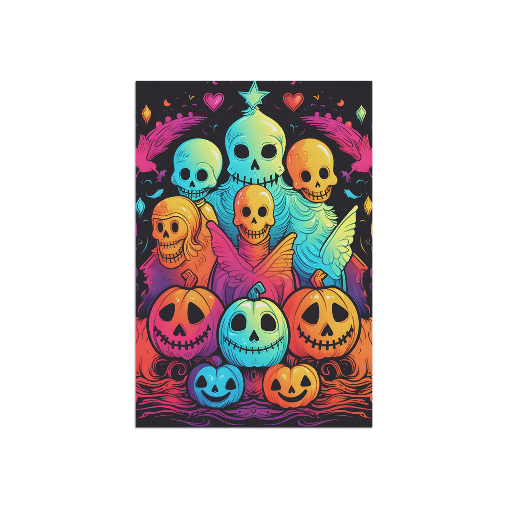 Garden & House Banner Flag with The Joy of Connecting Design for Halloween LGBTQ+ Pride, view 4