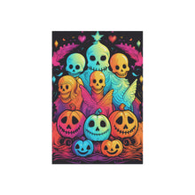 DistinctInk Garden & House Banner Flag with The Joy of Connecting Design for Halloween  LGBTQ+ Pride