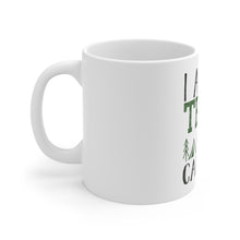 DistinctInk Glossy White Coffee / Tea Mug - I Am In-TENT on Camping