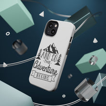 DistinctInk ToughCase for Apple iPhone, Compatible with MagSafe Charging - And so the Adventure Begins