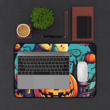 DistinctInk Desk Mat with Trick or Treat Parade Design for Halloween