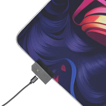 DistinctInk LED Gaming Mouse Pad with Living a Full Life Design for LGBTQ+ Pride
