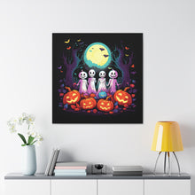 DistinctInk Canvas Wall Art with Exploring the Unknown for Halloween LGBTQ+ Pride