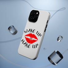 DistinctInk ToughCase for Apple iPhone, Compatible with MagSafe Charging - Wake Up and Make Up