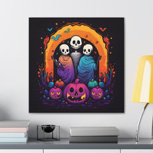 DistinctInk Canvas Wall Art with The Paths We Choose for Halloween LGBTQ+ Pride