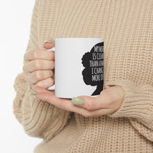 DistinctInk Glossy White Coffee / Tea Mug - My Mind is Cleaner Than a Man's I Change It