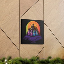 DistinctInk Canvas Wall Art with Discover Your True Path for Halloween LGBTQ+ Pride