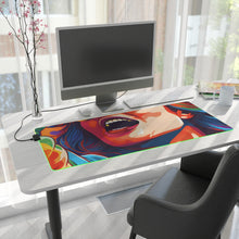 DistinctInk LED Gaming Mouse Pad with Addictive Adventure Story Design for LGBTQ+ Pride
