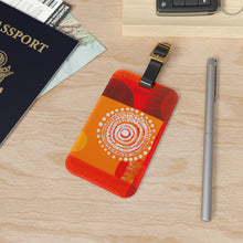 Johnny O'Connell - Mid-Century Modern Design Printed on a Custom Luggage Tag