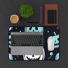 DistinctInk Desk Mat with Skele-Ghostly Pumpkin Patch Design for Halloween