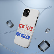DistinctInk ToughCase for Apple iPhone, Compatible with MagSafe Charging - New Year New Team One Dream