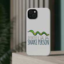 DistinctInk ToughCase for Apple iPhone, Compatible with MagSafe Charging - Definitely a Snake Person