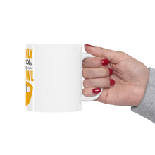 DistinctInk Glossy White Coffee / Tea Mug - You Only Lick Once - Lick the Bowl - Baking