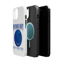 DistinctInk ToughCase for Apple iPhone, Compatible with MagSafe Charging - Bowling That's How I Roll