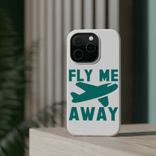 DistinctInk ToughCase for Apple iPhone, Compatible with MagSafe Charging - Fly Me Away - Travel