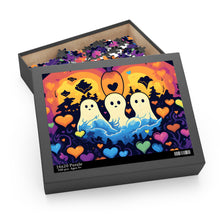 DistinctInk Jigsaw Puzzle with A Life Of Adventure Design for Halloween  LGBTQ+ Pride