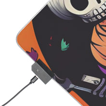 DistinctInk LED Gaming Mouse Pad with The Paths We Choose Design for Halloween  LGBTQ+ Pride