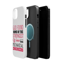 DistinctInk ToughCase for Apple iPhone, Compatible with MagSafe Charging - Strongest Women are Mechanical Engineers