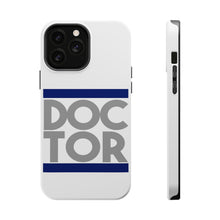 DistinctInk ToughCase for Apple iPhone, Compatible with MagSafe Charging - DOCTOR Word Art
