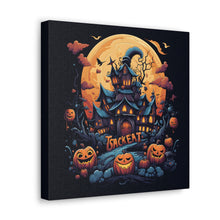 DistinctInk Canvas Wall Art with Spooky Sweet Treats for Halloween