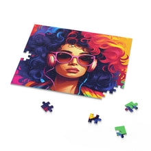 DistinctInk Jigsaw Puzzle with Living a Full Life Design for LGBTQ+ Pride
