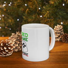 DistinctInk Glossy White Coffee / Tea Mug - I Paused My Game to Be Here Gamer Video Games