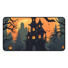 DistinctInk Desk Mat with Spooky Trick or Treating Design for Halloween