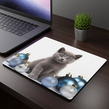 DistinctInk Mouse Pad - 1/4" Foam Rubber - Russian Blue Kitten