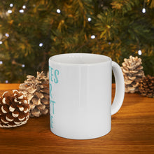 DistinctInk Glossy White Coffee / Tea Mug - Pilates Hair Don't Care