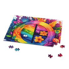 DistinctInk Jigsaw Puzzle with The Road to Fulfillment Design for LGBTQ+ Pride