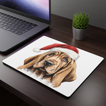 DistinctInk Mouse Pad - 1/4" Foam Rubber - Bloodhound Puppy Drawing
