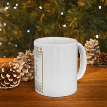 DistinctInk Glossy White Coffee / Tea Mug - Stay Well Lubricated Sleep With a Mechanic