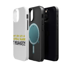 DistinctInk ToughCase for Apple iPhone, Compatible with MagSafe Charging - Don't Mess with Electrical Engineer It Megahertz