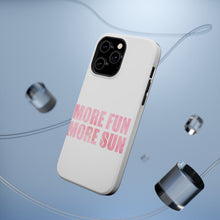 DistinctInk ToughCase for Apple iPhone, Compatible with MagSafe Charging - More Fun More Sun