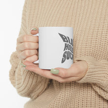 DistinctInk Glossy White Coffee / Tea Mug - Black Holes Suck - Astronomy